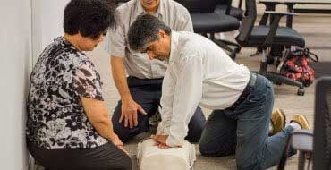 Comprehensive First Aid Training Session Involving CPR Training on Mannequins with the Staff of Primary Healthcare South