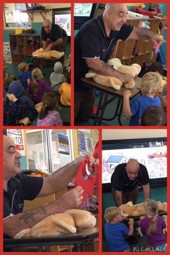 Teaching kids CPR